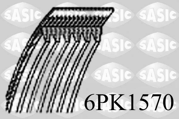 Courroie d'accessoires SASIC 6PK1570