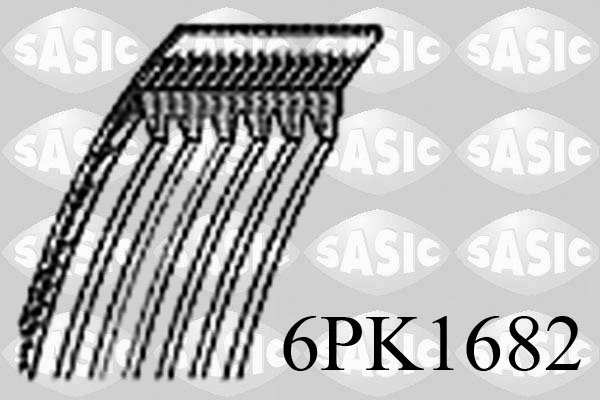 Courroie d'accessoires SASIC 6PK1682