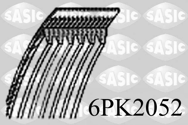 Courroie d'accessoires SASIC 6PK2052