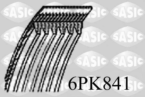 Courroie d'accessoires SASIC 6PK841