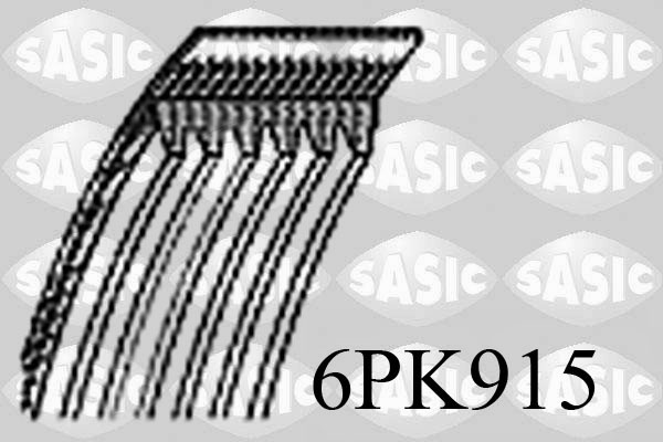 Courroie d'accessoires SASIC 6PK915