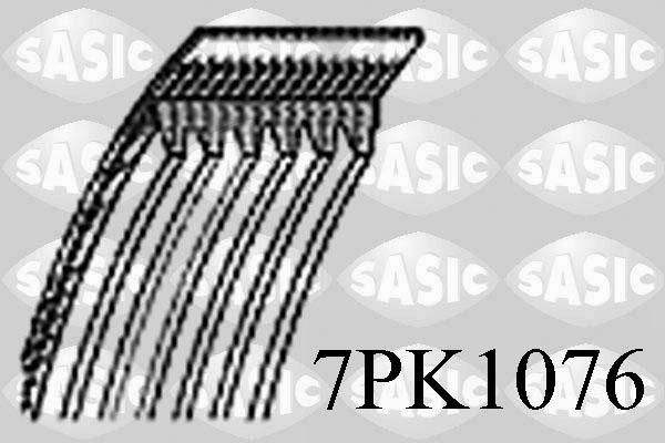 Courroie d'accessoires SASIC 7PK1076