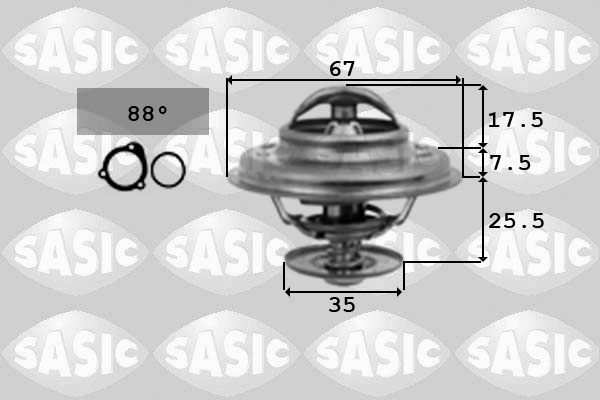 Thermostat d'eau SASIC 9000335