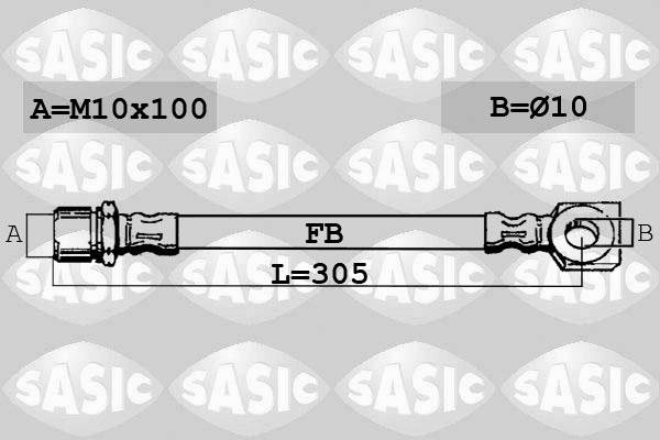 Flexible de frein SASIC SBH6368