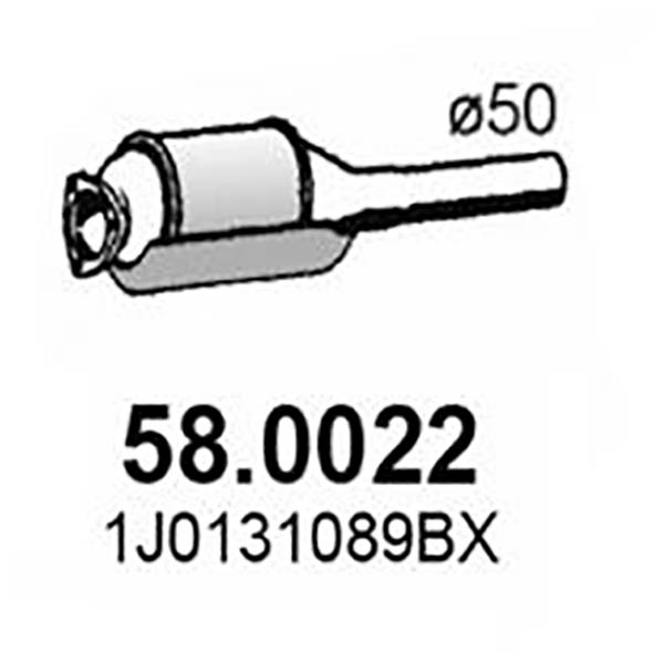 Catalyseur ASSO 58.0022
