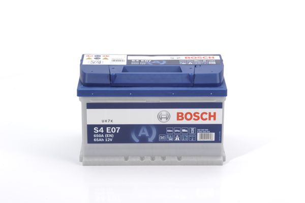 BOSCH - Batterie voiture Start & Stop 12V 65AH 650A (n°S4E07)