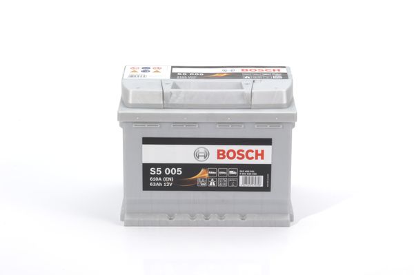 BOSCH - Batterie voiture 12V 63AH 610A (n°S5005)
