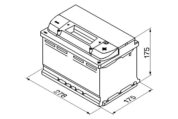 YETI - Batterie voiture 12V 60AH 500A D23 (n°22) - Carter-Cash