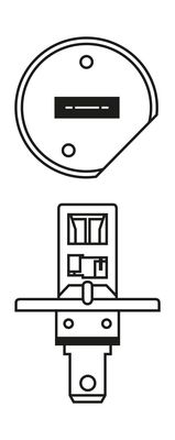 Ampoule, projecteur longue portée BOSCH 1 987 302 011