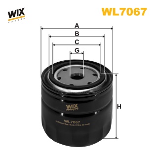 Filtre à huile WIX WL7067