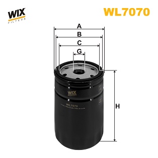 Filtre à huile WIX WL7070