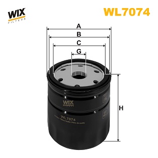 Filtre à huile WIX WL7074