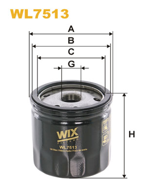 Filtre à huile WIX WL7513