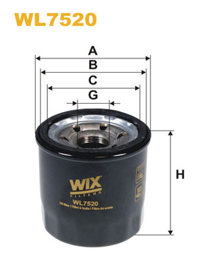 Filtre à huile WIX WL7520