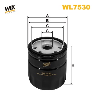 Filtre à huile WIX WL7530