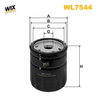 Filtre à huile WIX WL7544