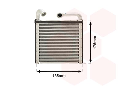 Radiateur de chauffage VAN WEZEL 03016385