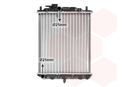 Radiateur refroidissement moteur VAN WEZEL 11002036