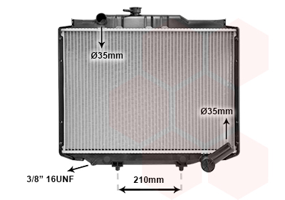 Radiateur refroidissement moteur VAN WEZEL 32002062