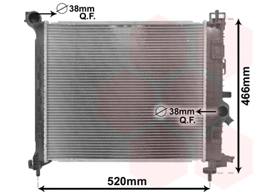 Radiateur refroidissement moteur VAN WEZEL 37002561