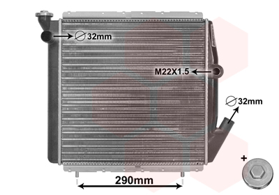 Radiateur refroidissement moteur VAN WEZEL 43002070