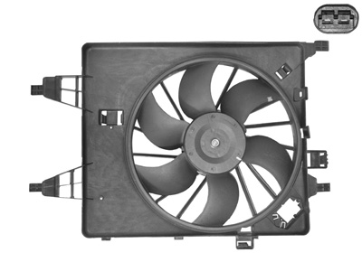 Ventilateur de refroidissement du moteur VAN WEZEL 4312746