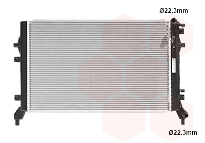 Radiateur refroidissement moteur VAN WEZEL 58002326
