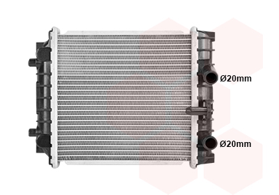 Radiateur refroidissement moteur VAN WEZEL 58012720
