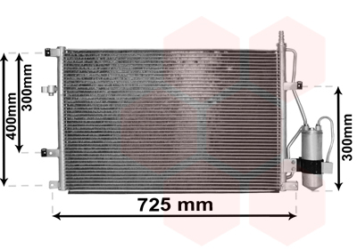 Condenseur de climatisation VAN WEZEL 59015107