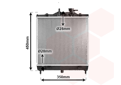 Radiateur refroidissement moteur VAN WEZEL 83002064
