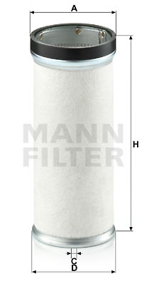 Filtre à air MANN-FILTER CF 821