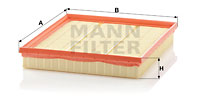 Filtre à air MANN-FILTER C 26 110/2