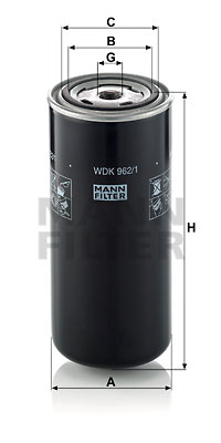 Filtre à carburant MANN-FILTER WDK 962/1