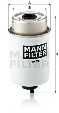 Filtre à carburant MANN-FILTER WK 8107