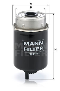 Filtre à carburant MANN-FILTER WK 8179