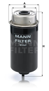 Filtre à carburant MANN-FILTER WK 8187