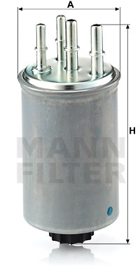 Filtre à carburant MANN-FILTER WK 829/4