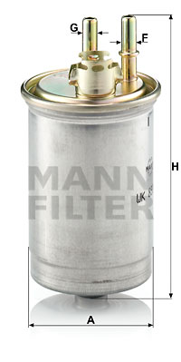 Filtre à carburant MANN-FILTER WK 853/7