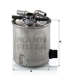 Filtre à carburant MANN-FILTER WK 9007