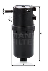 Filtre à carburant MANN-FILTER WK 9016