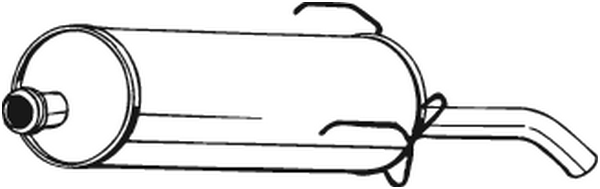 Silencieux arrière BOSAL 190-807