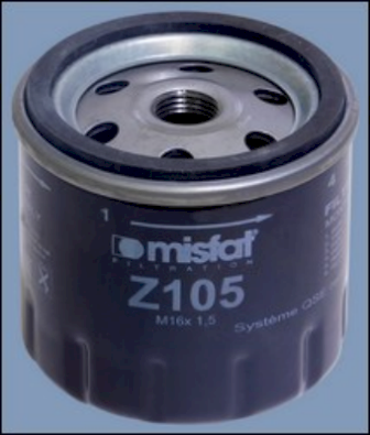 Filtre à huile MISFAT Z105