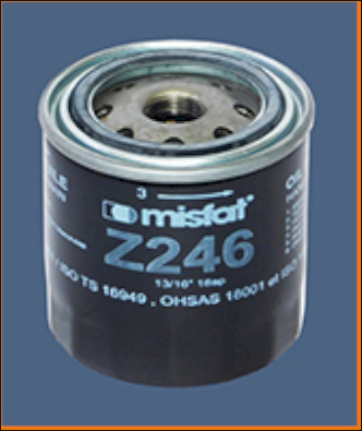 Filtre à huile MISFAT Z246