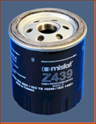 Filtre à huile MISFAT Z439