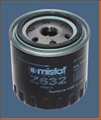 Filtre à huile MISFAT Z632