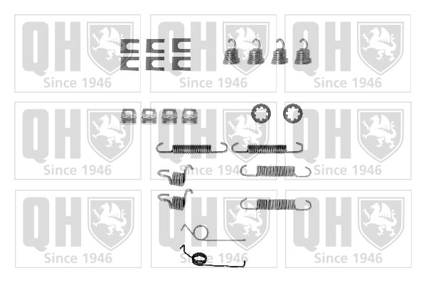 Kit d'accessoires de mâchoire de frein QUINTON HAZELL BFK208