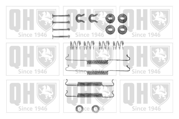 Kit d'accessoires de mâchoire de frein QUINTON HAZELL BFK211