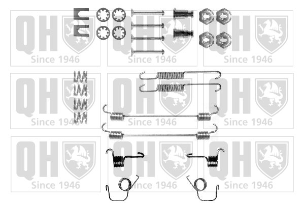 Kit d'accessoires de mâchoire de frein QUINTON HAZELL BFK247