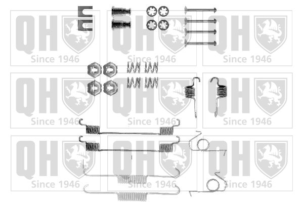 Kit d'accessoires de mâchoire de frein QUINTON HAZELL BFK249