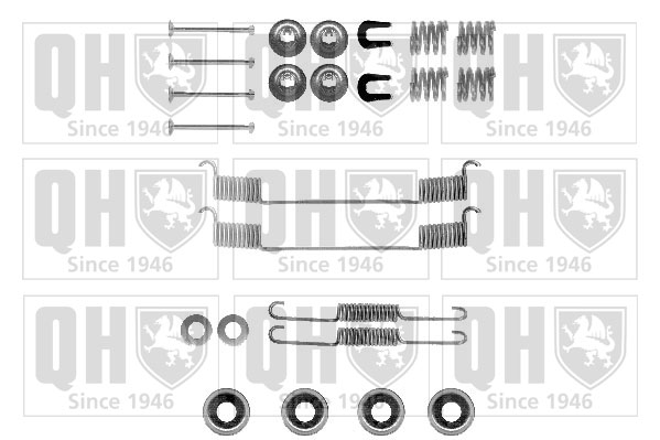 Kit d'accessoires de mâchoire de frein QUINTON HAZELL BFK254